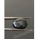 Natural Certified Sulemani Black Hakik Stone, weight - 7.70 ct 