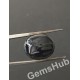 Natural Certified Sulemani Black Hakik Stone, 9.65 ct 