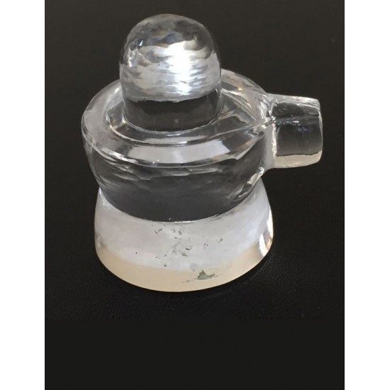 21 grm Natural Certified Sphatik/Crystal Shivling
