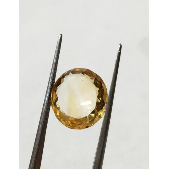 5.80 ratti (5.25 ct) Natural Certified Sunela (Citrine) 5.80 ratti (5.25 ct) Natural Certified Sunela (Citrine)