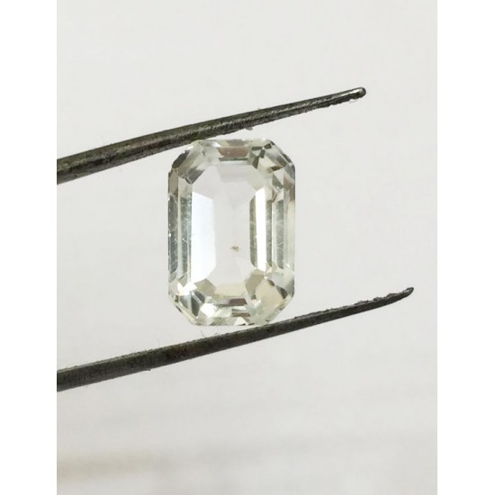 7.25 Ratti (6.37 ct) Natural Certified White Topaz