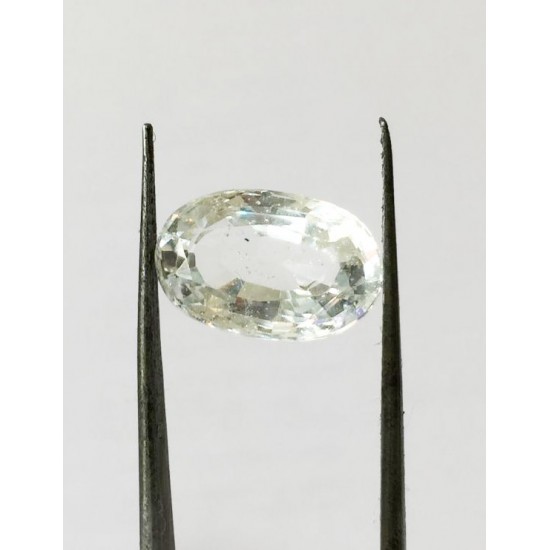 7.65 Ratti (6.98 ct) Natural Certified White Topaz