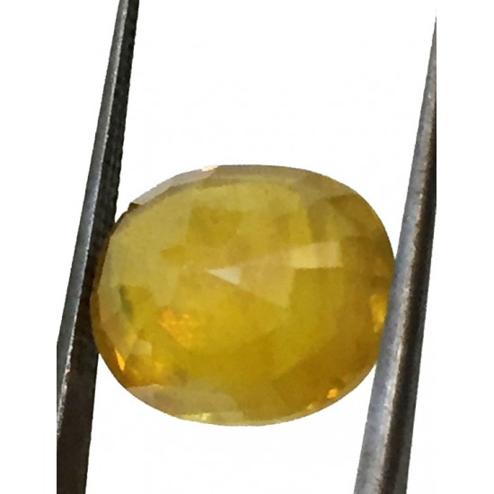 10.92 ct/12.25 ratti Natural Certified Bangkok Pukhraj/Yellow Sapphire