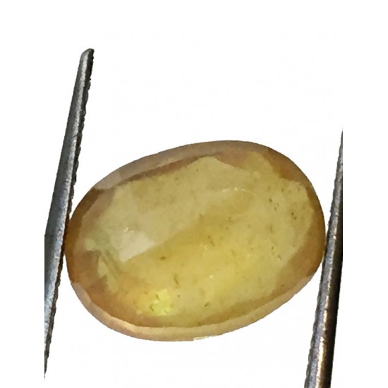 5.13 ct/5.65 ratti Natural Certified Bangkok Pukhraj/Yellow Sapphire