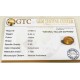 6.64 ct/7.37 ratti Natural Certified Bangkok Pukhraj/Yellow Sapphire