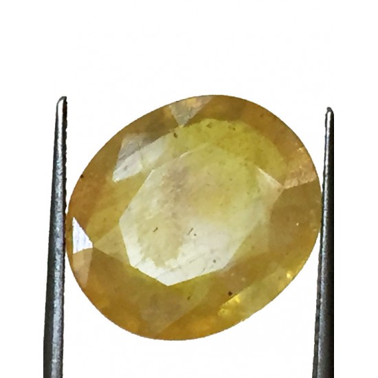 8.66 ct/9.50 ratti Natural Certified Bangkok Pukhraj/Yellow Sapphire