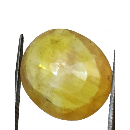 8.66 ct/9.50 ratti Natural Certified Bangkok Pukhraj/Yellow Sapphire