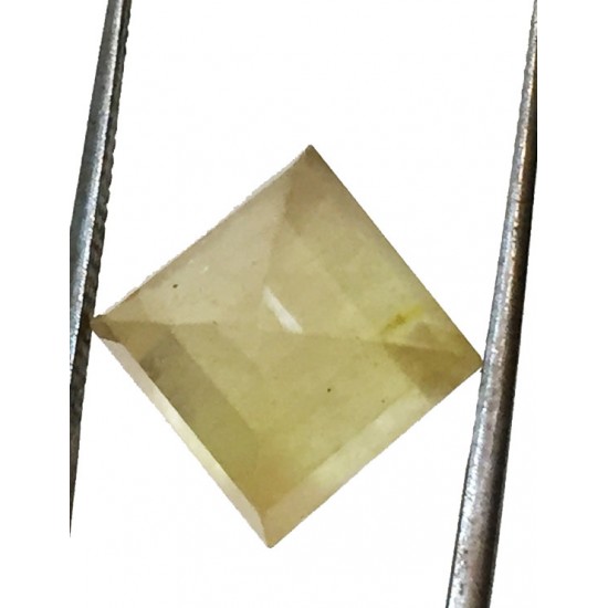 9.15 ct/10.25 ratti Natural Certified Bangkok Pukhraj/Yellow Sapphire