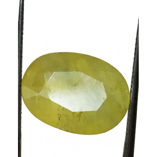 9.54 ct/10.50 ratti Natural Certified Bangkok Pukhraj/Yellow Sapphire