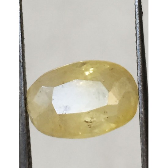 4.66 ct/5.25 ratti Natural Certified Ceylon Pukhraj/Yellow Sapphire