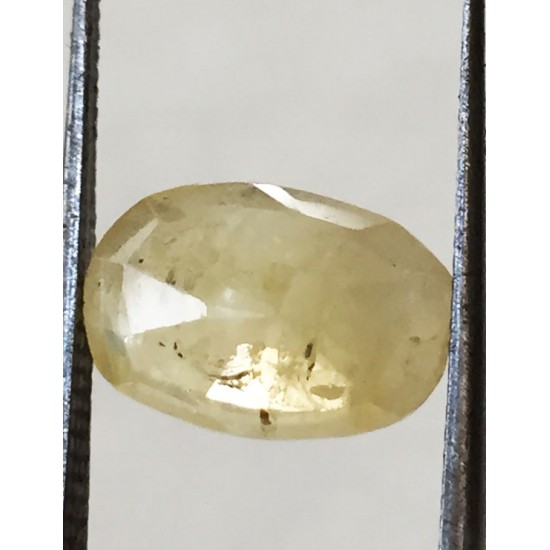 4.66 ct/5.25 ratti Natural Certified Ceylon Pukhraj/Yellow Sapphire