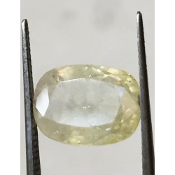 6.33 ct/7.00 ratti Natural Certified Ceylon Pukhraj/Yellow Sapphire