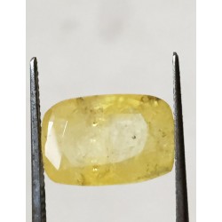 6.33 ct/7.00 ratti Natural Certified Ceylon Pukhraj/Yellow Sapphire