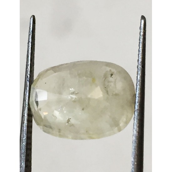 6.33 ct/7.00 ratti Natural Certified Ceylon Pukhraj/Yellow Sapphire