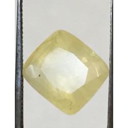 6.66 ct/7.40 ratti Natural Certified Ceylon Pukhraj/Yellow Sapphire