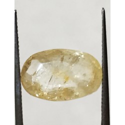 6.74 ct/7.50 ratti Natural Certified Ceylon Pukhraj/Yellow Sapphire