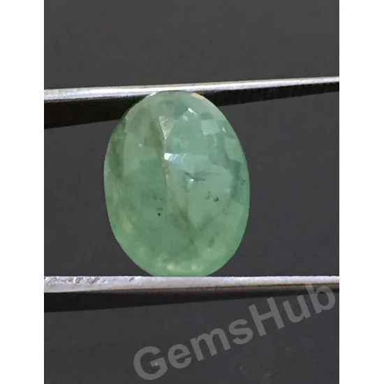 10.43 ct/11.60 ratti Natural Certified Zambian Panna (Emerald) 10.43 ct/11.60 ratti Natural Certified Zambian Panna (Emerald)