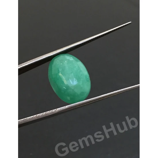9.59 ct/10.60 ratti Natural Certified Panna (Emerald) 9.59 ct/10.60 ratti Natural Certified Panna (Emerald)