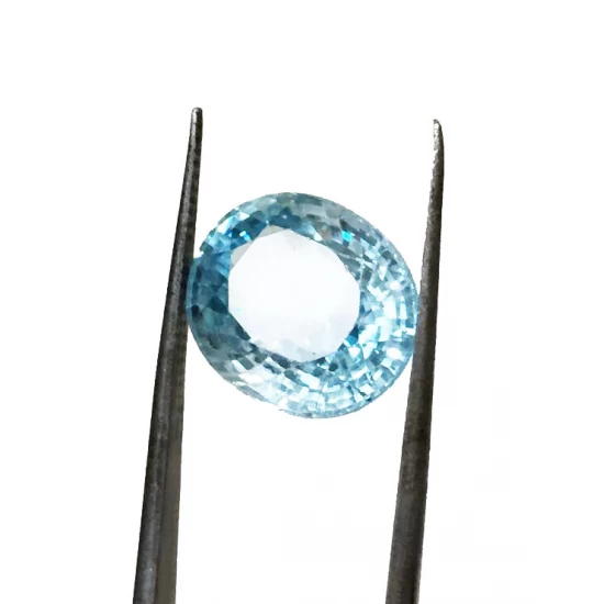 10.55 ratti (9.50 ct) Natural Blue Zircon 