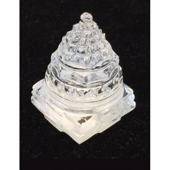 68 gm Natural Certified Sphatik Shri Yantra 68 gm Natural Certified Sphatik Shri Yantra