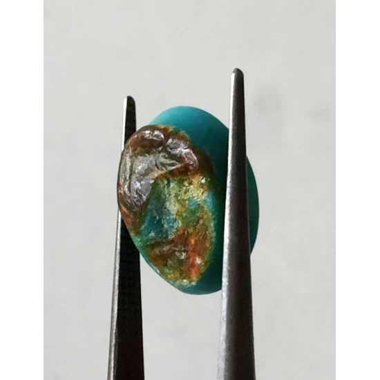 7.60 ratti (6.96 ct) Natural Certified Feroza/Turquoise 