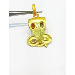 Kaalsarp dosh Pendant with (Gomed) Garnet for rahu Cat's Eye for ketu