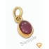 7.25 ratti Natural Bangkok Ruby Pendant in Copper