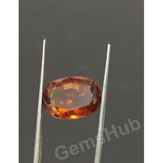 8.00 ratti (7.17 ct) Natural Hessonite Ceylon Gomed Certified 8.00 ratti (7.17 ct) Natural Hessonite Ceylon Gomed Certified