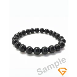 Natural Black Tourmaline Bracelet 8mm