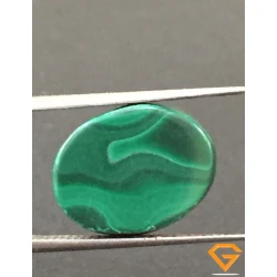 12.71 ct Natural Certified Malachite stone 