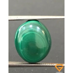 12.89 ct Natural Certified Malachite stone 