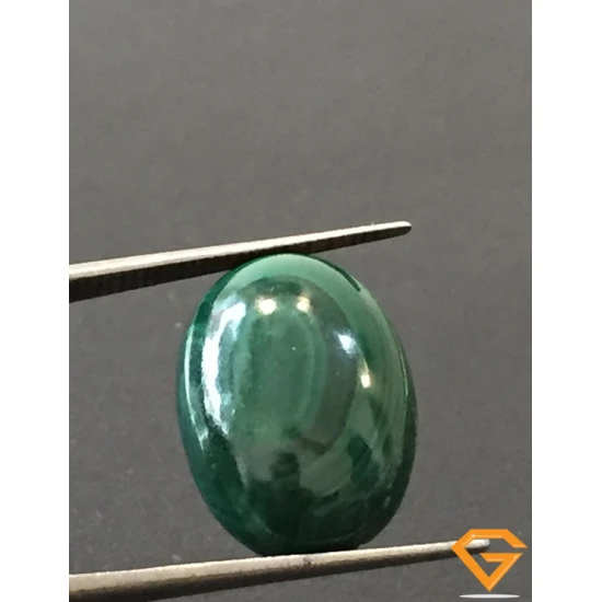 13.25 ct Natural Certified Malachite stone 13.25 ct Natural Certified Malachite stone