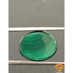 13.69 ct Natural Certified Malachite stone 