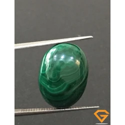 14.62 ct Natural Certified Malachite stone 