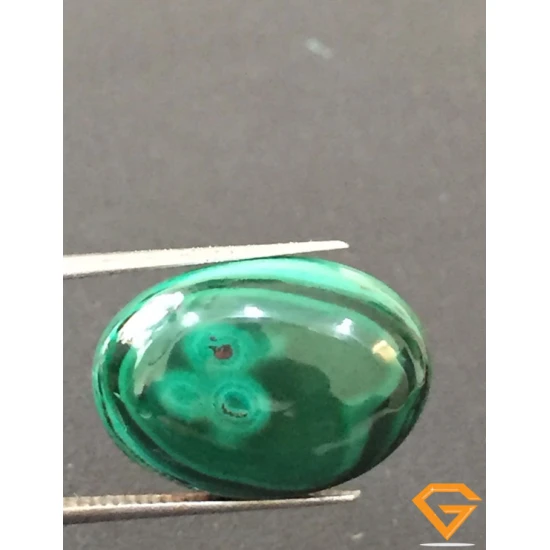 15.47 ct Natural Certified Malachite stone 15.47 ct Natural Certified Malachite stone