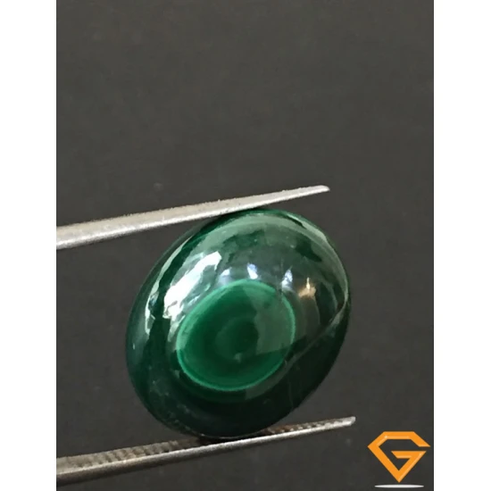 18.06 ct Natural Certified Malachite stone 18.06 ct Natural Certified Malachite stone