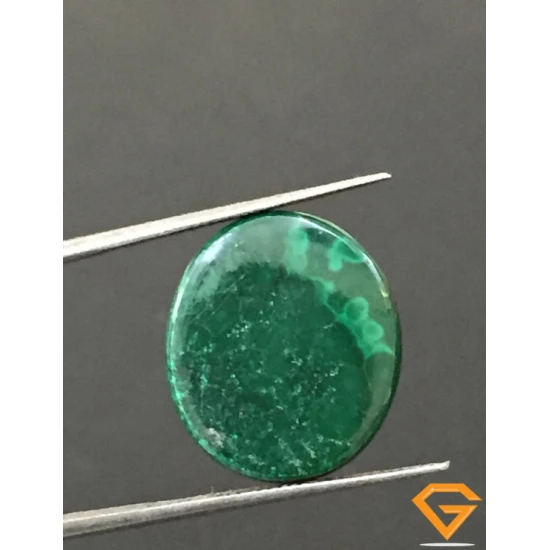 20.39 ct Natural Certified Malachite stone 20.39 ct Natural Certified Malachite stone
