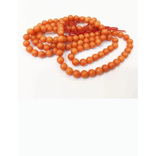 Natural Certified Moonga/Coral Mala 4mm Natural Certified Moonga/Coral Mala 4mm