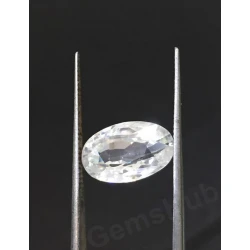 4.65 ct Natural White Zircon 
