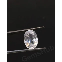 4.78 ct Natural White Zircon 