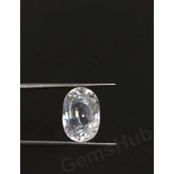 4.87 ct Natural White Zircon 