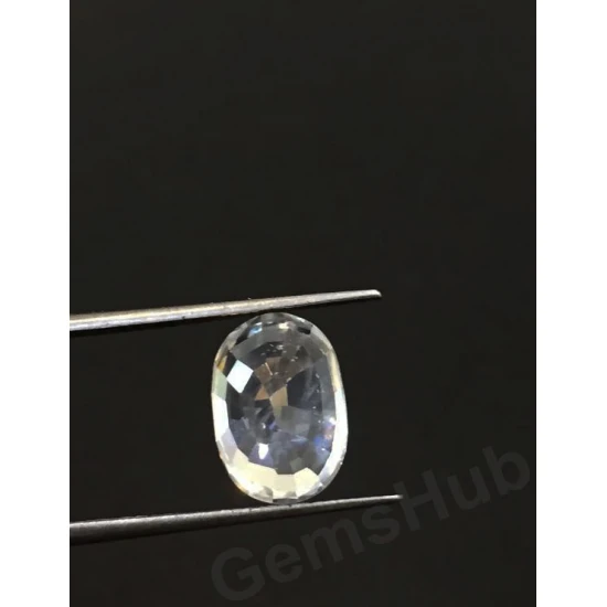 4.87 ct Natural White Zircon 4.87 ct Natural White Zircon