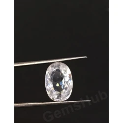 4.89 ct Natural White Zircon 