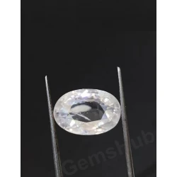 6.25 ct Natural White Zircon 
