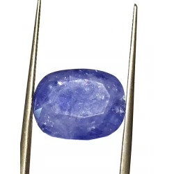 10.09 Ct/ 11.25  Ratti Natural Ceylon Blue Sapphire (Neelam) Gemstone