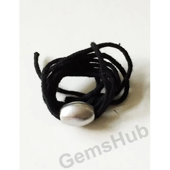 Lingam Shape Parad Gutika Pendent in thread Size- 15 mm