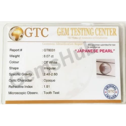 Japanese Pearl - 8.07 ct (9.00 ratti)