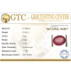 6.88 ct Natural Certified New Burma Ruby/Manik