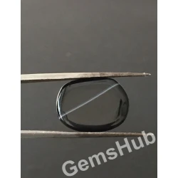Natural Certified Sulemani Black Hakik Stone, 10.45 ct 