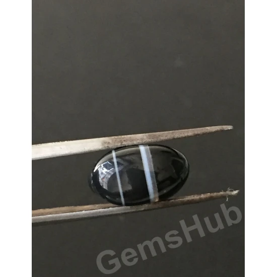 Natural Certified Sulemani Black Hakik Stone, 5.30 ct Natural Certified Sulemani Black Hakik Stone, 5.30 ct